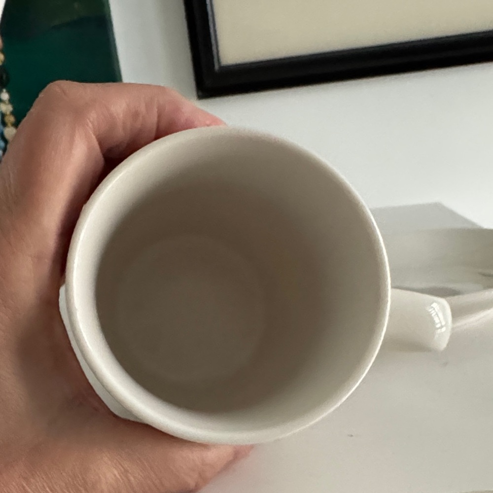 Starbucks Classic White Mug (2018) and Saucer (2004) - Picture 2 of 8